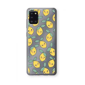 CaseCompany Citroenen: Samsung Galaxy A31 Transparant Hoesje