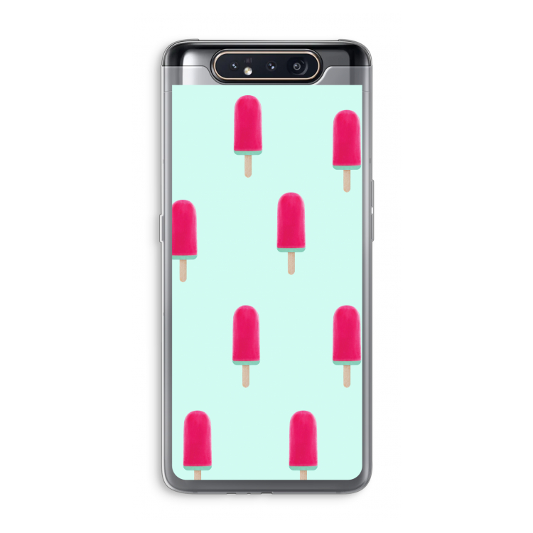 CaseCompany Waterijsje: Samsung Galaxy A80 Transparant Hoesje