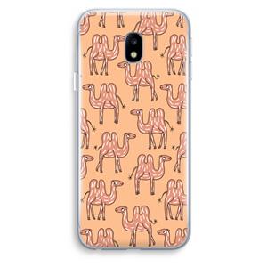 CaseCompany Kameel: Samsung Galaxy J3 (2017) Transparant Hoesje