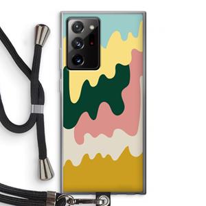 CaseCompany Baar B: Samsung Galaxy Note 20 Ultra / Note 20 Ultra 5G Transparant Hoesje met koord