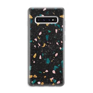 CaseCompany Terrazzo N°10: Samsung Galaxy S10 4G Transparant Hoesje