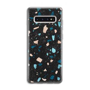 CaseCompany Terrazzo N°11: Samsung Galaxy S10 4G Transparant Hoesje