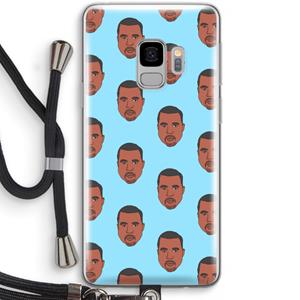 CaseCompany Kanye Call Me℃: Samsung Galaxy S9 Transparant Hoesje met koord