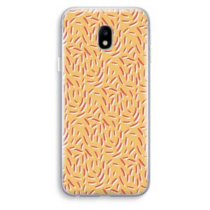 CaseCompany Camouflage: Samsung Galaxy J3 (2017) Transparant Hoesje