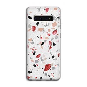 CaseCompany Terrazzo N°12: Samsung Galaxy S10 4G Transparant Hoesje