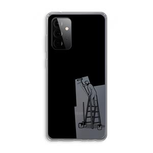 CaseCompany Musketon Painter: Samsung Galaxy A72 Transparant Hoesje