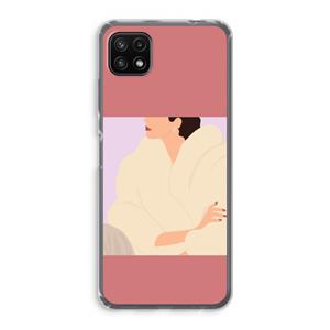 CaseCompany Cosy: Samsung Galaxy A22 5G Transparant Hoesje