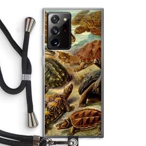CaseCompany Haeckel Chelonia: Samsung Galaxy Note 20 Ultra / Note 20 Ultra 5G Transparant Hoesje met koord