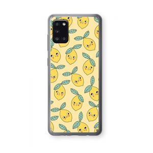 CaseCompany Citroenen: Samsung Galaxy A31 Transparant Hoesje