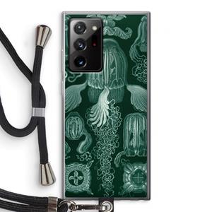 CaseCompany Haeckel Cubomedusae: Samsung Galaxy Note 20 Ultra / Note 20 Ultra 5G Transparant Hoesje met koord