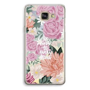 CaseCompany Kindness matters: Samsung Galaxy A5 (2016) Transparant Hoesje