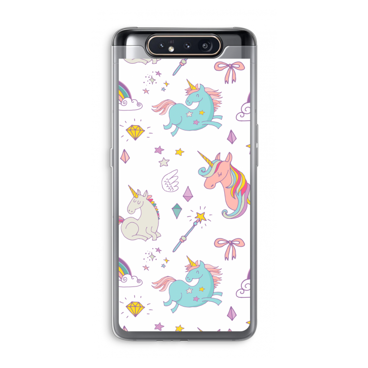 CaseCompany Fantasiewereld: Samsung Galaxy A80 Transparant Hoesje