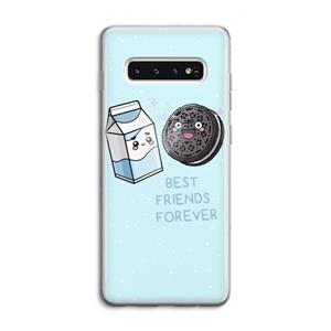 CaseCompany Best Friend Forever: Samsung Galaxy S10 4G Transparant Hoesje
