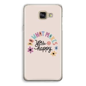 CaseCompany Happy days: Samsung Galaxy A5 (2016) Transparant Hoesje