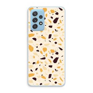CaseCompany Terrazzo N°13: Samsung Galaxy A73 Transparant Hoesje
