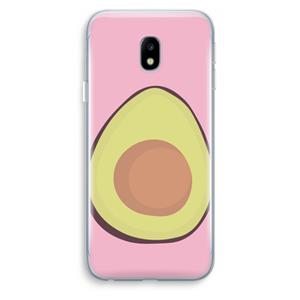 CaseCompany Avocado: Samsung Galaxy J3 (2017) Transparant Hoesje