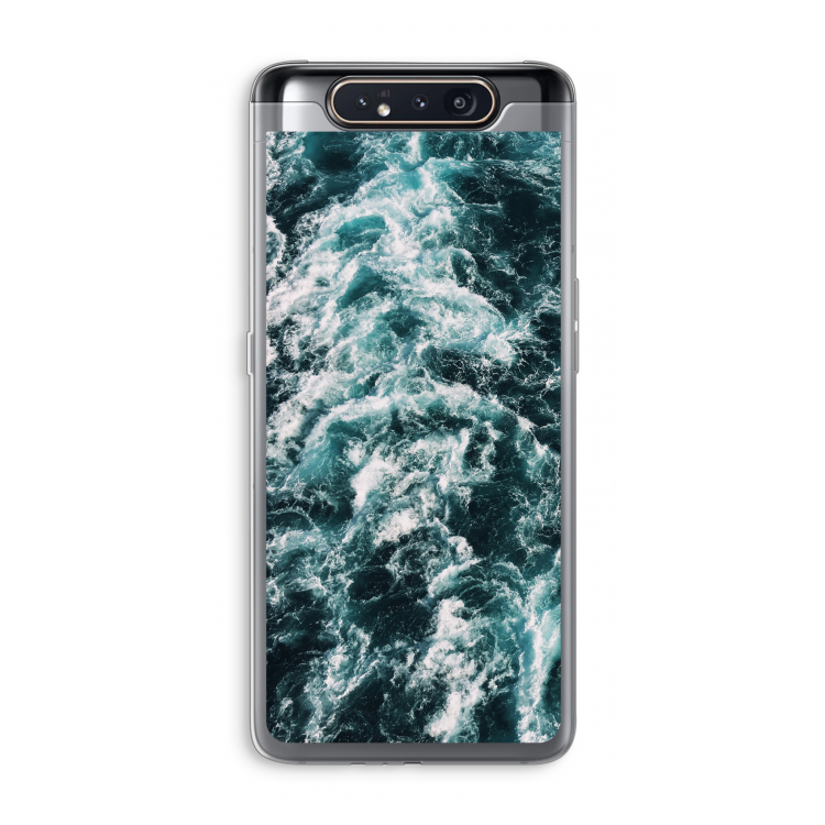 CaseCompany Zee golf: Samsung Galaxy A80 Transparant Hoesje