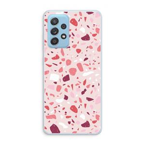 CaseCompany Terrazzo N°15: Samsung Galaxy A73 Transparant Hoesje