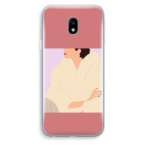 CaseCompany Cosy: Samsung Galaxy J3 (2017) Transparant Hoesje