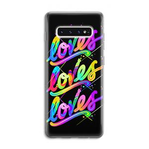 CaseCompany Loves: Samsung Galaxy S10 4G Transparant Hoesje