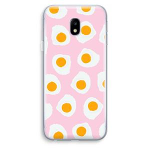 CaseCompany Dancing eggs: Samsung Galaxy J3 (2017) Transparant Hoesje