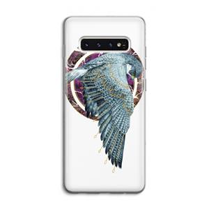 CaseCompany Golden Falcon: Samsung Galaxy S10 4G Transparant Hoesje