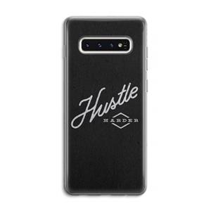 CaseCompany Hustle: Samsung Galaxy S10 4G Transparant Hoesje