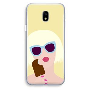 CaseCompany Ice cream: Samsung Galaxy J3 (2017) Transparant Hoesje