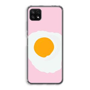 CaseCompany Sunny side up: Samsung Galaxy A22 5G Transparant Hoesje