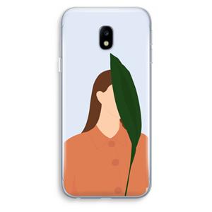 CaseCompany Leaf: Samsung Galaxy J3 (2017) Transparant Hoesje