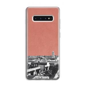 CaseCompany Marrakech Skyline : Samsung Galaxy S10 4G Transparant Hoesje