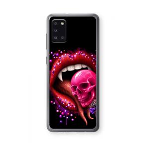 CaseCompany Dodelijk zoet: Samsung Galaxy A31 Transparant Hoesje