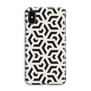 CaseCompany Crazy pattern: iPhone XS Max Volledig Geprint Hoesje