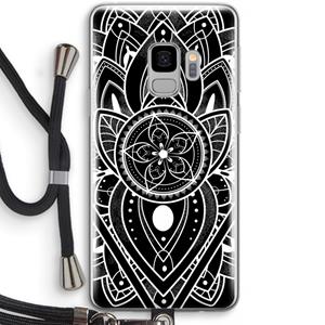 CaseCompany It's Complicated: Samsung Galaxy S9 Transparant Hoesje met koord