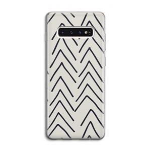 CaseCompany Marrakech Arrows: Samsung Galaxy S10 4G Transparant Hoesje