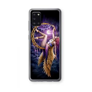 CaseCompany Aerial Angel: Samsung Galaxy A31 Transparant Hoesje