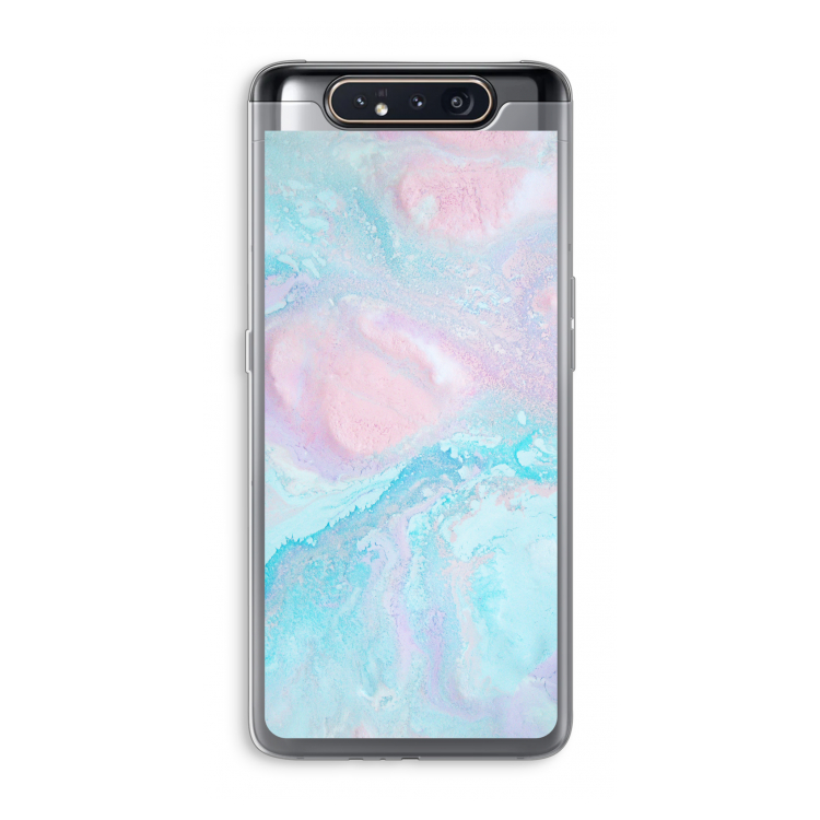 CaseCompany Fantasie pastel: Samsung Galaxy A80 Transparant Hoesje