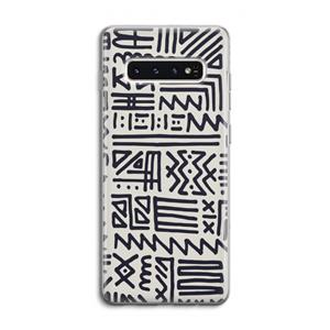 CaseCompany Marrakech print: Samsung Galaxy S10 4G Transparant Hoesje