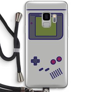 CaseCompany Game On: Samsung Galaxy S9 Transparant Hoesje met koord