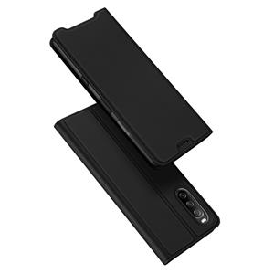 Dux Ducis Slim bookcase hoes - Sony Xperia 10 III - Zwart