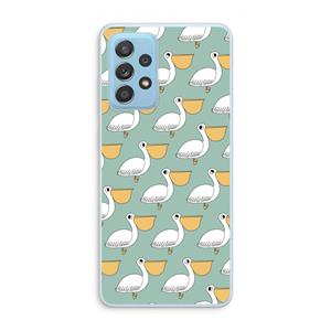 CaseCompany Pelican: Samsung Galaxy A73 Transparant Hoesje