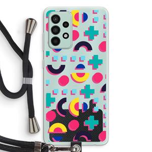 CaseCompany 8-bit N°2: Samsung Galaxy A52s 5G Transparant Hoesje met koord