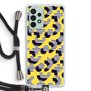 CaseCompany 8-bit N°3: Samsung Galaxy A52s 5G Transparant Hoesje met koord