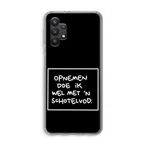 CaseCompany Schotelvod: Samsung Galaxy A32 5G Transparant Hoesje