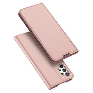 Dux Ducis Slim bookcase hoes - Samsung Galaxy A32 4G - Rose Goud