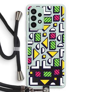CaseCompany 8-bit N°4: Samsung Galaxy A52s 5G Transparant Hoesje met koord