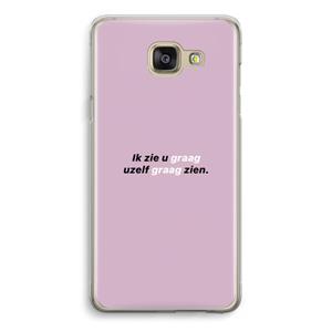 CaseCompany uzelf graag zien: Samsung Galaxy A5 (2016) Transparant Hoesje