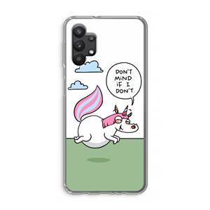 CaseCompany Unicorn: Samsung Galaxy A32 5G Transparant Hoesje