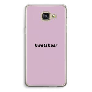CaseCompany kwetsbaar: Samsung Galaxy A5 (2016) Transparant Hoesje