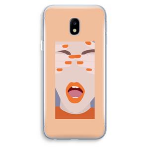 CaseCompany Surprise: Samsung Galaxy J3 (2017) Transparant Hoesje